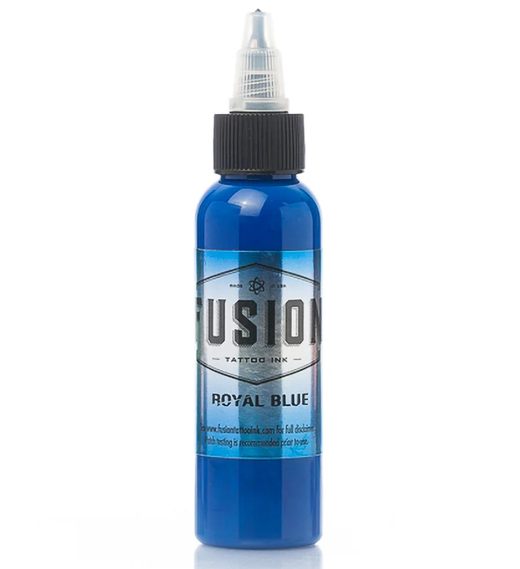 Fusion Ink Color Royal Blue 1 oz | Miami Tattoo Supplies ...