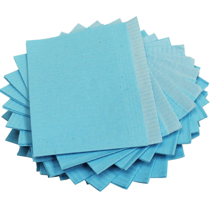 Dynarex Patient Dental Bibs - Blue