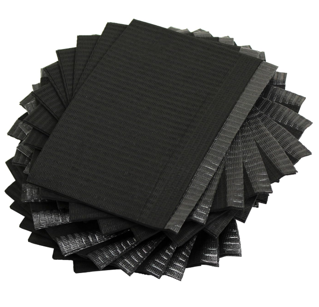 Dynarex Patient Dental Bibs - Black