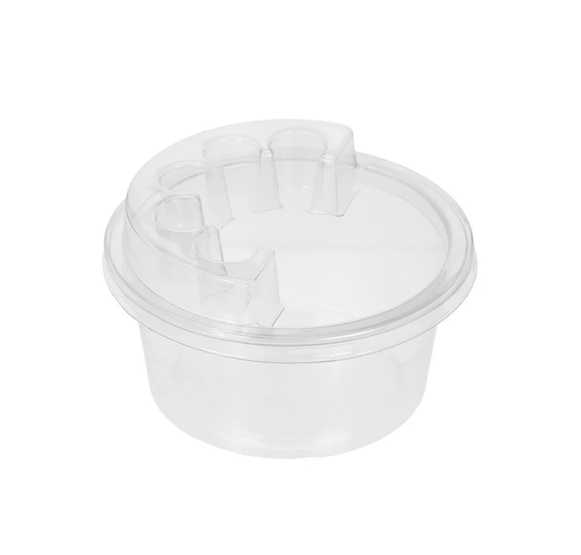 Saferly Cartridge Cups - Box of 50 Rinse Cups + 50 Cartridge Holder Lids