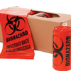 Biohazard Red 10 Gallon Bags - Box of 100
