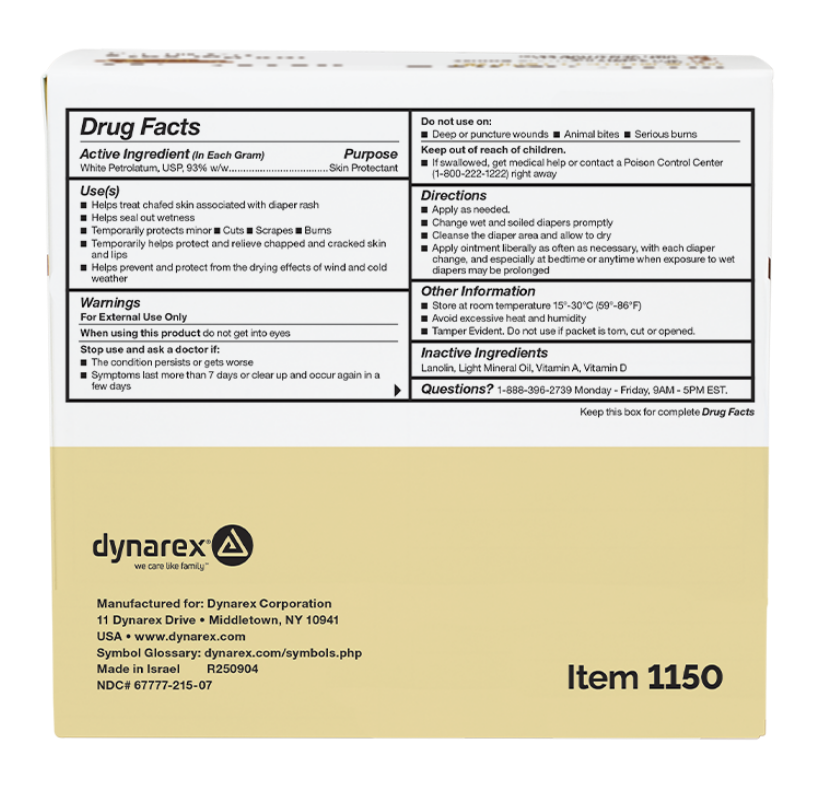 Dynarex Vitamins A&D Ointment - 5 Grams Foil Pack (144pcs)