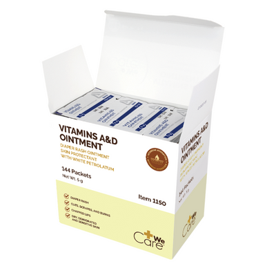 Dynarex Vitamins A&D Ointment - 5 Grams Foil Pack (144pcs)