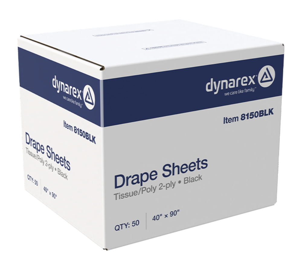 Dynarex Drape Sheets - 50 Count - 40x90
