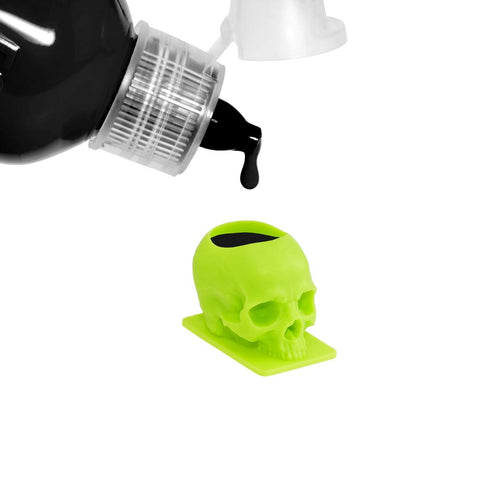 Tapones de tinta con forma de calavera, tamaño n.° 16 (grande), bolsa de 50