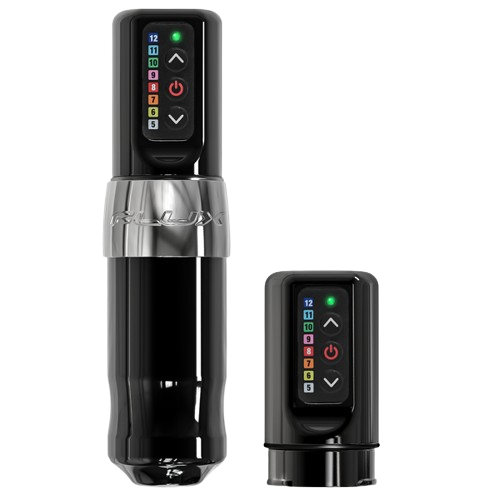 Spektra Flux Chromium Wireless Tattoo Machine with 2 Powerbolt