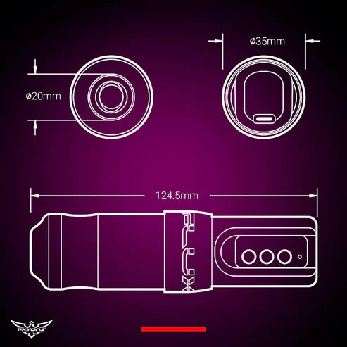 FK Irons Spektra Flux Rotary Tattoo Machine Details