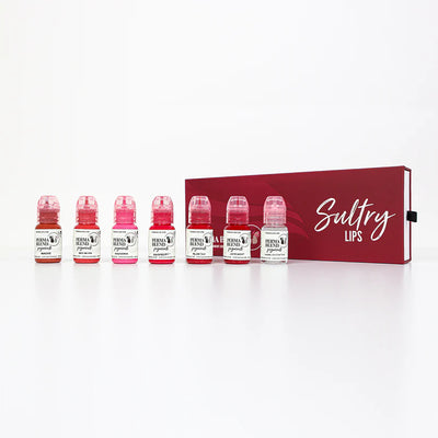 Perma Blend Pigments - Sultry Lip Set - 7 Bottles 0.5oz