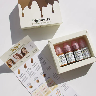 Mezcla de pigmentos -Tina Davies Sunset Brow Set
