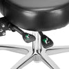 Adjustable Stool for Tattoo and Piercing Studios With Back Support