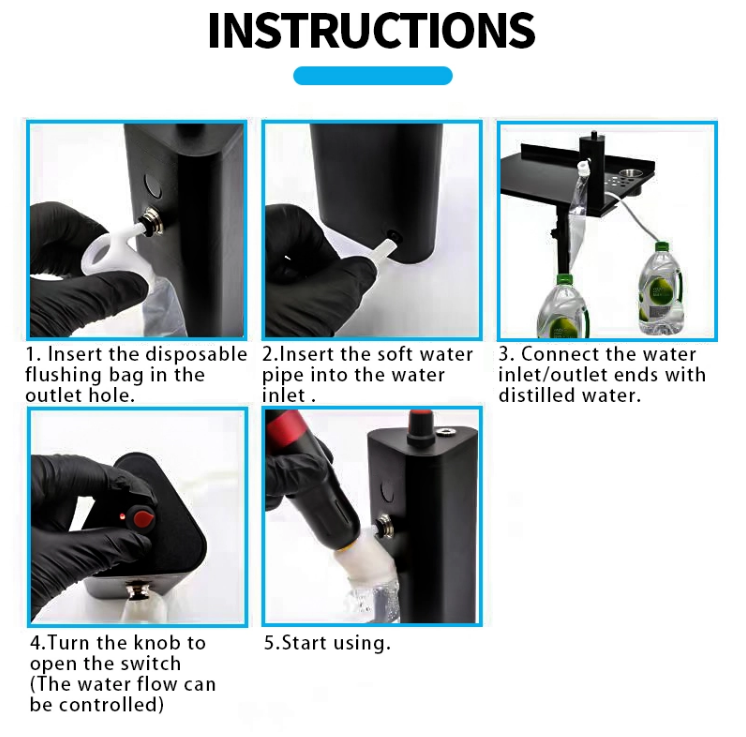 Automatic Portable Tattoo Needle Cleaner