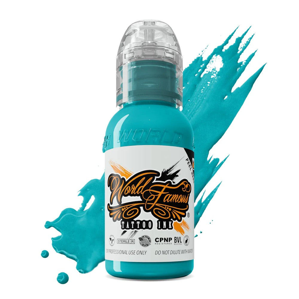 World Famous Tattoo Ink - Miami Blue 1 oz