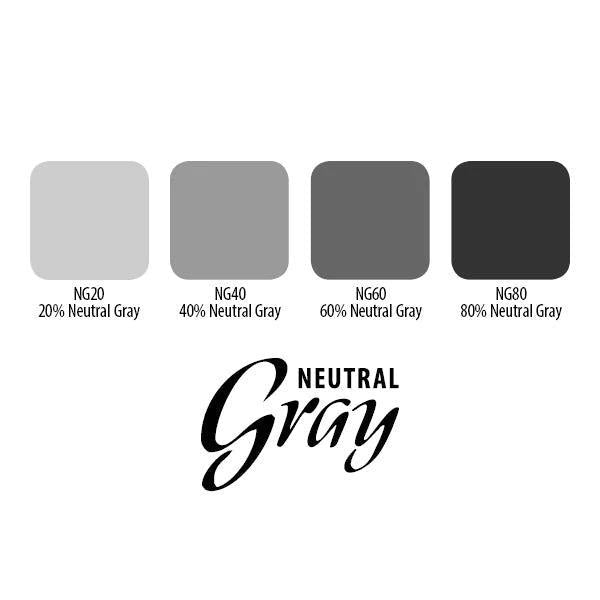 Eternal Ink Neutral Graywash Ink Set- 4 Bottles