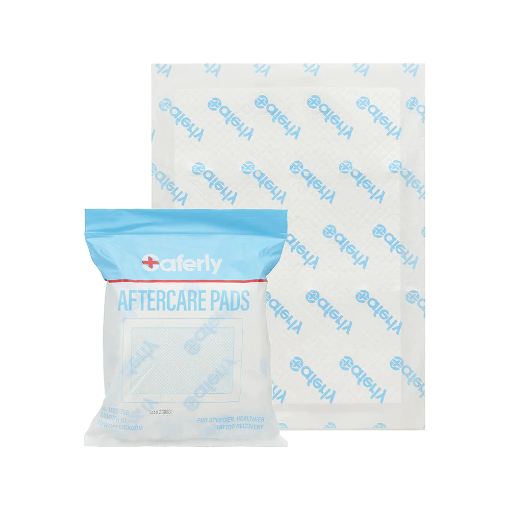 Aftercare Bandage Pads by Saferly - Pack of 10