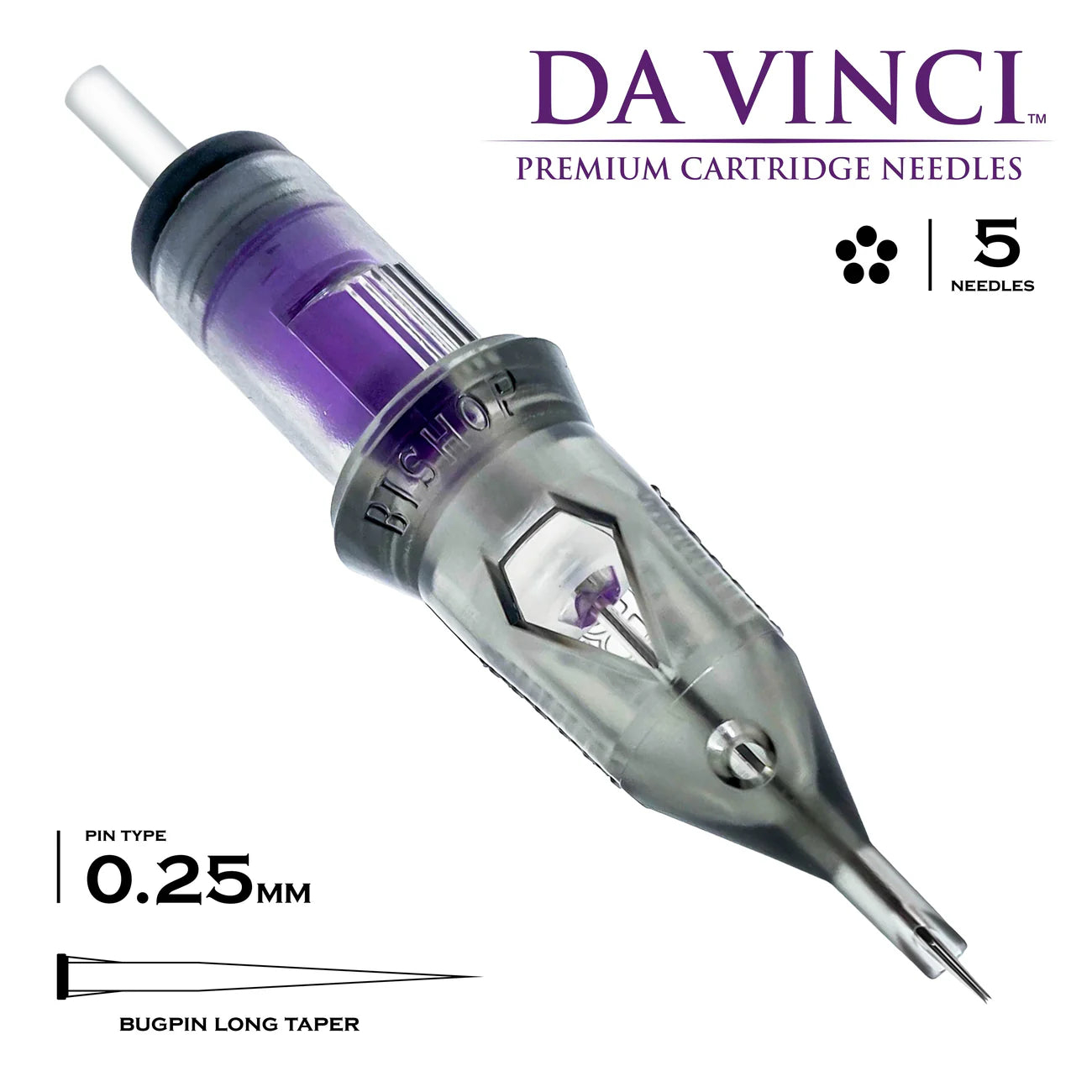 BISHOP DA VINCI V2 Cartridge Needles - Round Liner