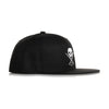 Badge Fitted Hat - Black