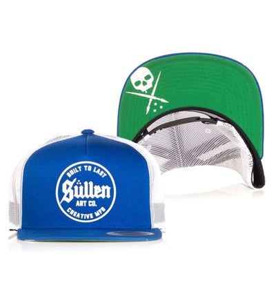 4th of July - Weld Trucker Hat - Blue/White by Sullen
