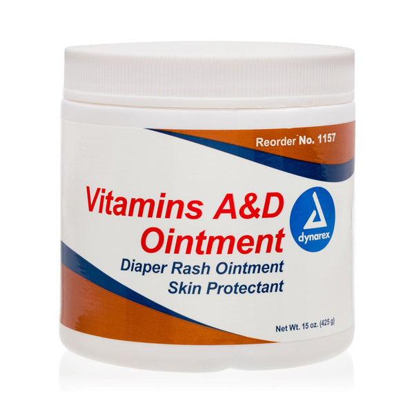 Ungüento de vitamina A y D Dynarex - Tarro de 15 oz