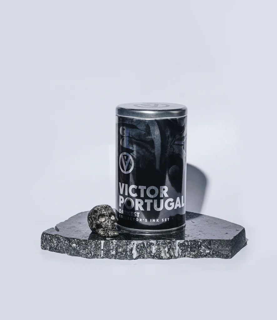 Radiant Ink - Victor Portugal Darkest Collector's Tattoo Ink Set - 5 Bottles