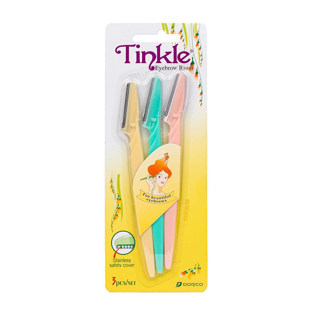 Dorco Tinkle Eyebrow Razors 3 Pcs