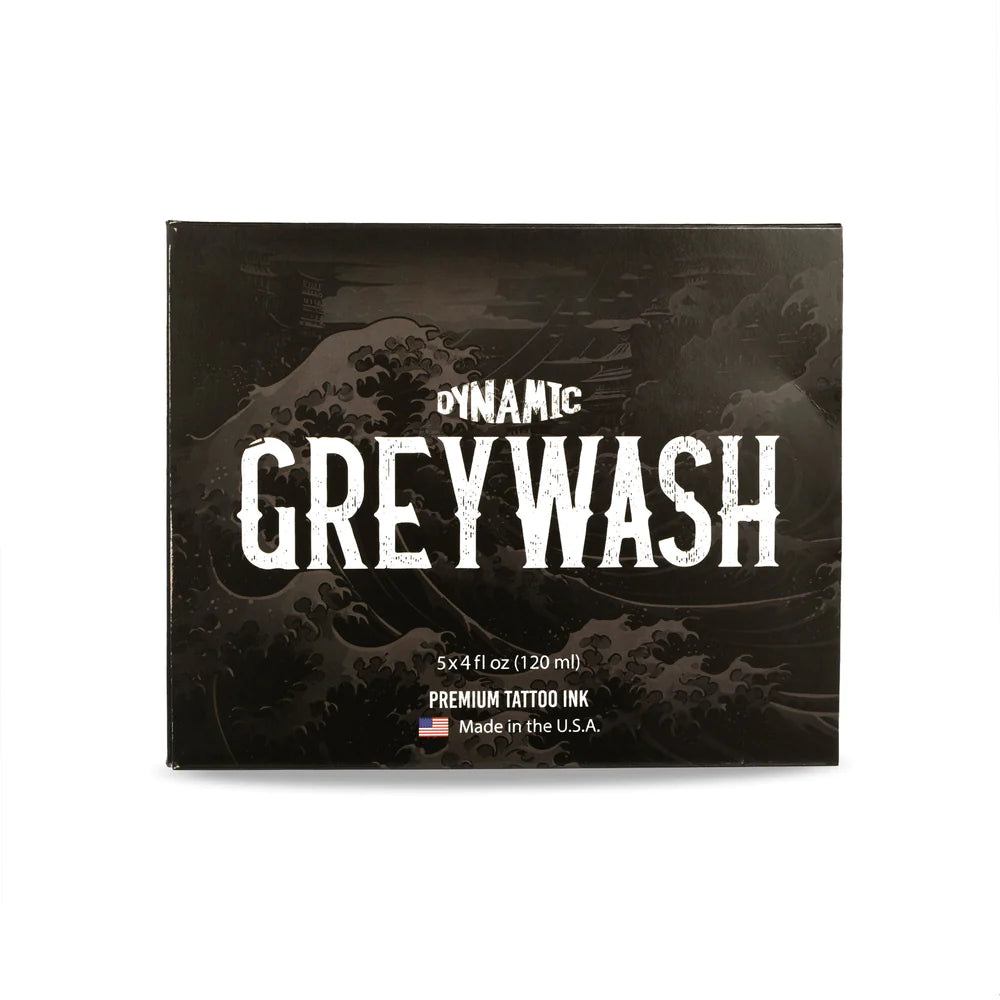 Dynamic Greywash Tattoo Ink Set 4oz Bottles