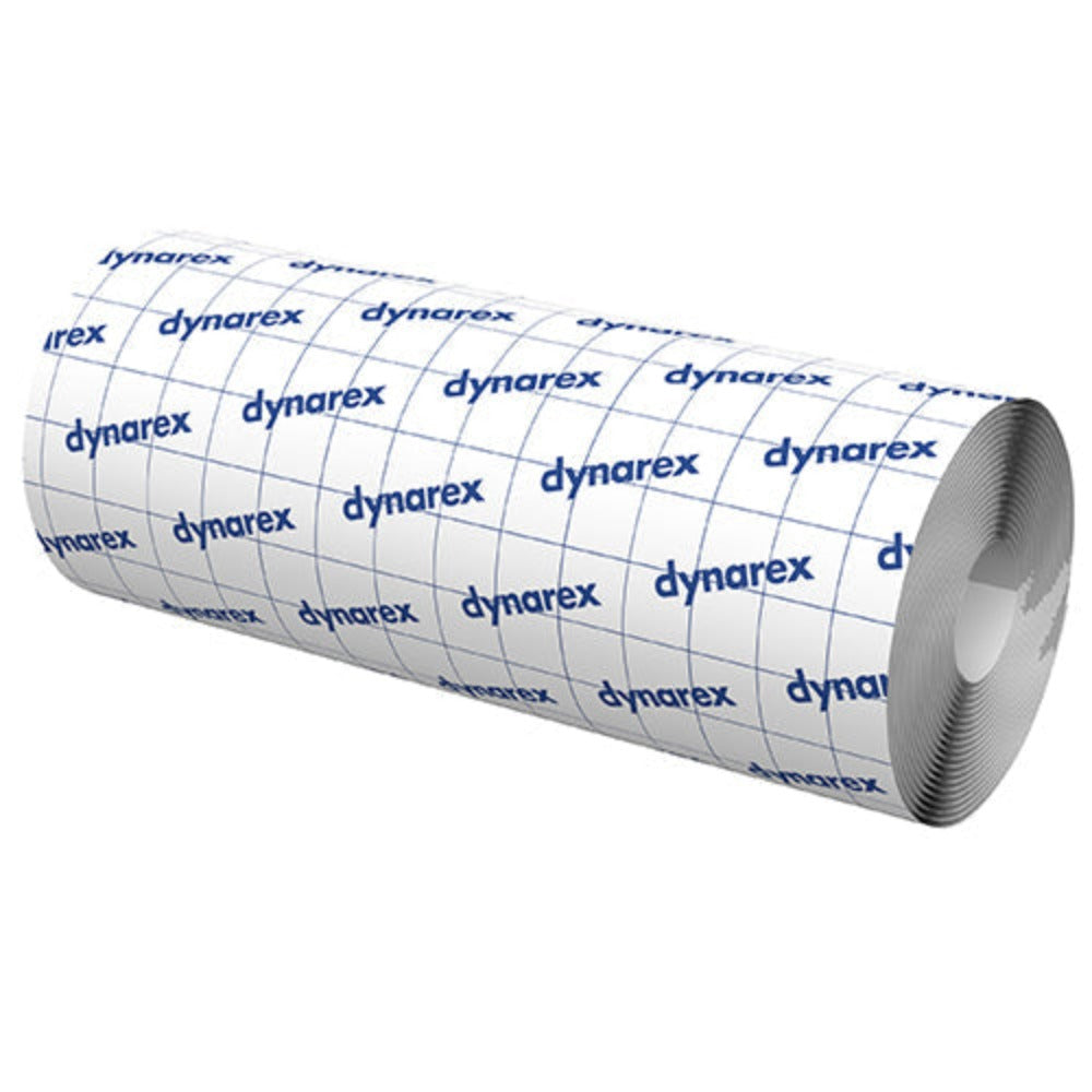 Close-up of the flexible and transparent material of Dynarex Dressing Rolls