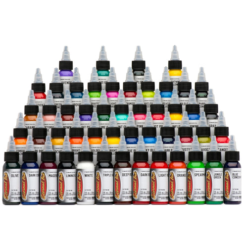 Eternal Tattoo Ink - FULL COLORS 50 BOTTLES SET