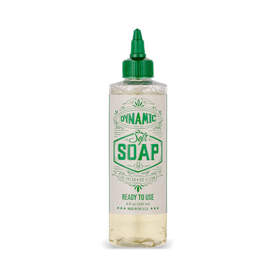 Dynamic Soft Green Soap Bottle 8oz