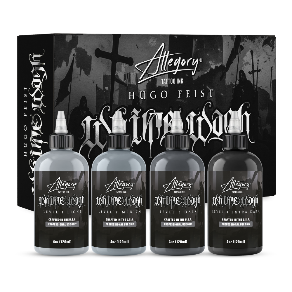 Allegory Premium Tattoo Ink - Hugo Feist Signature Whitewash Set