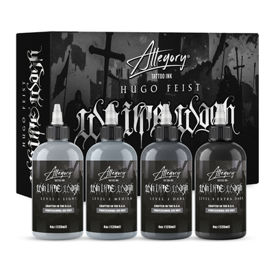 Allegory Premium Tattoo Ink - Hugo Feist Signature Whitewash Set