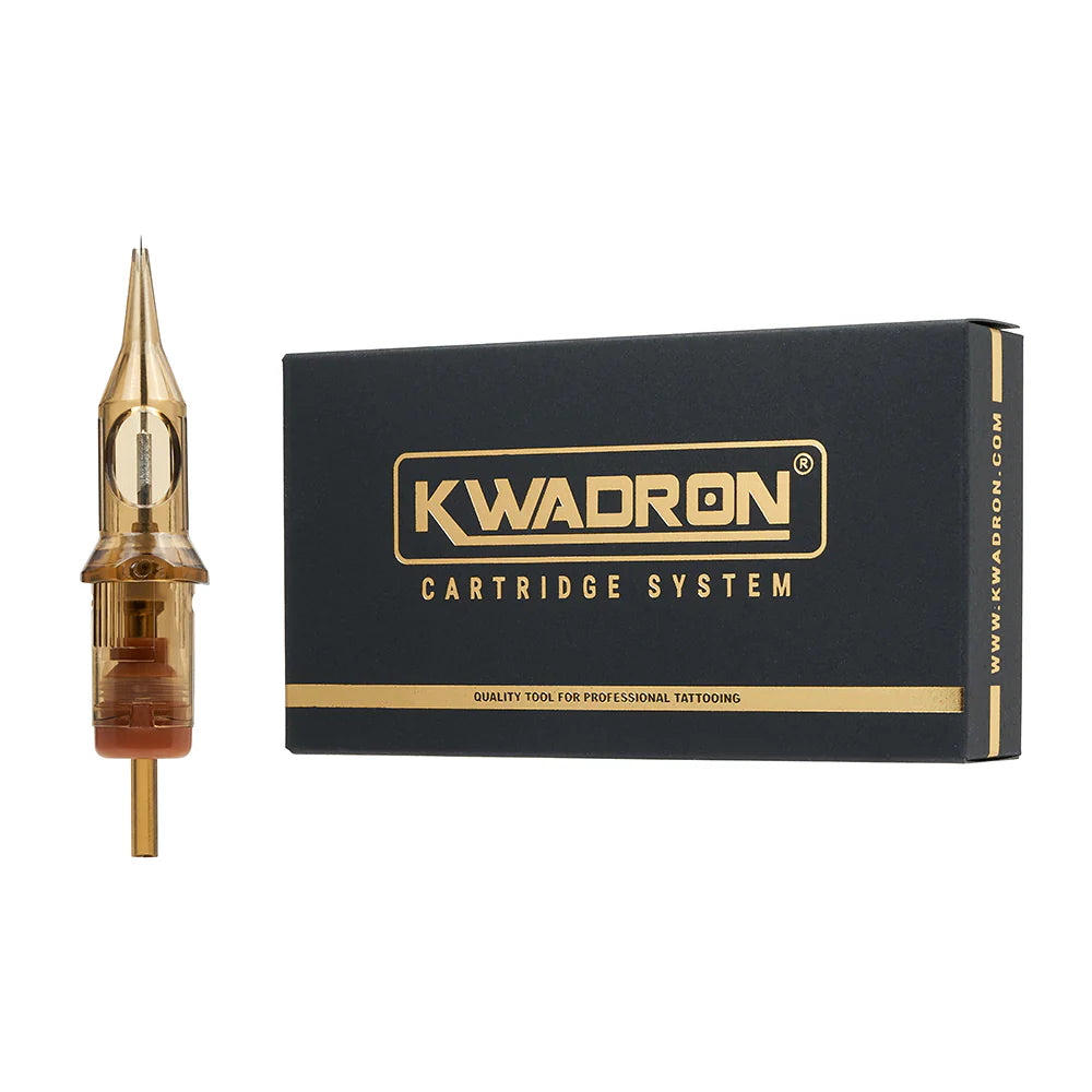 Kwadron Round Liner Tattoo Cartridge Needles - Precision Outlining - Various RL Sizes - Standard and Bugpin Diameters