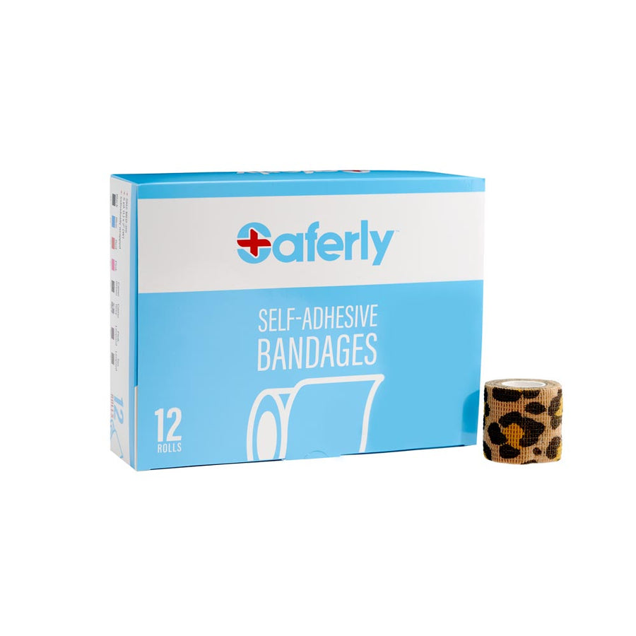 Envolturas cohesivas de Saferly Medical - Caja de 12