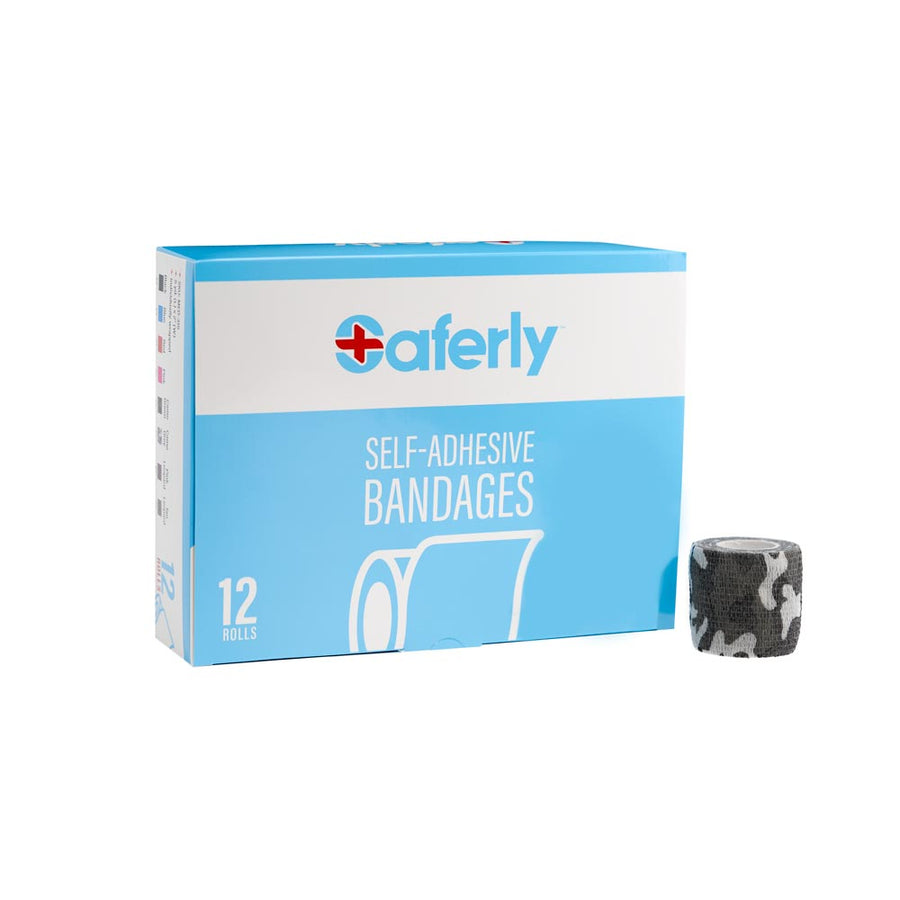 Saferly Medical Cohesive Wraps - Case of 12