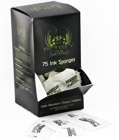 Petrify Ink Sponge - Case of 75 Pouches  (2g)