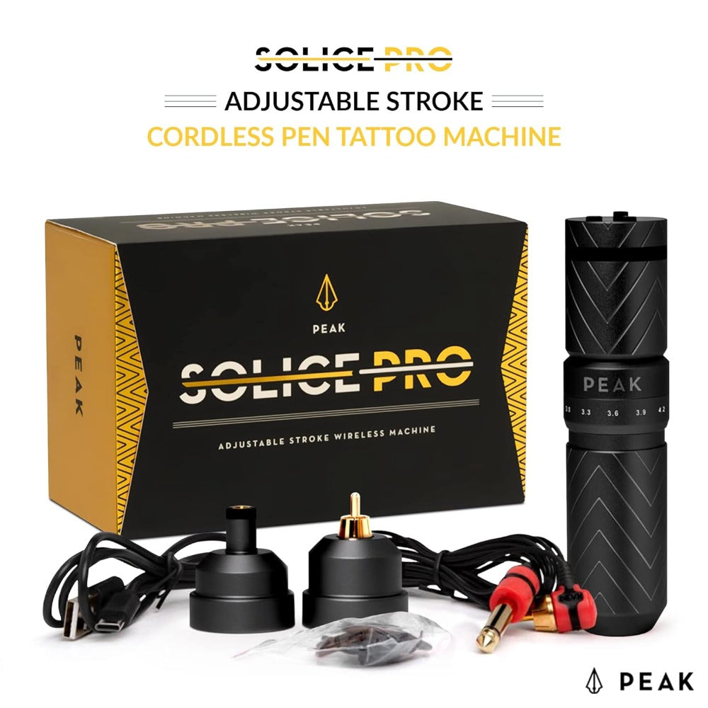 Tattoo Machine Solice Pro with Box and Comprehensive Tool Set