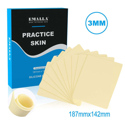 EMALLA Small Tattoo Practice Skin (10pcs)