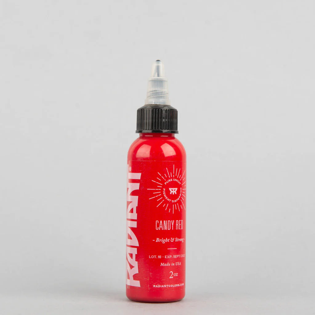 Radiant Ink - Candy Red 1oz – Miamitattoosupplies.com
