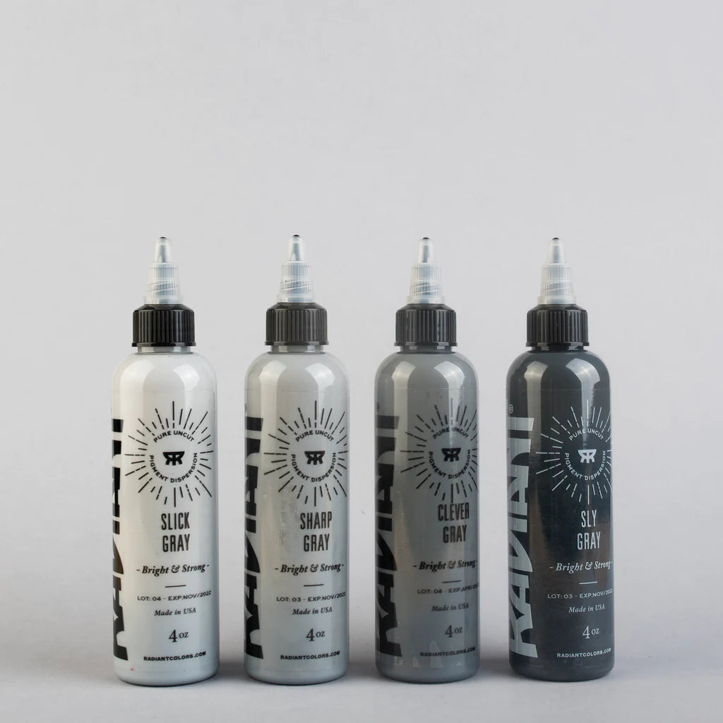 Radiant Ink - Gray Matters Color Set - 4 Bottles