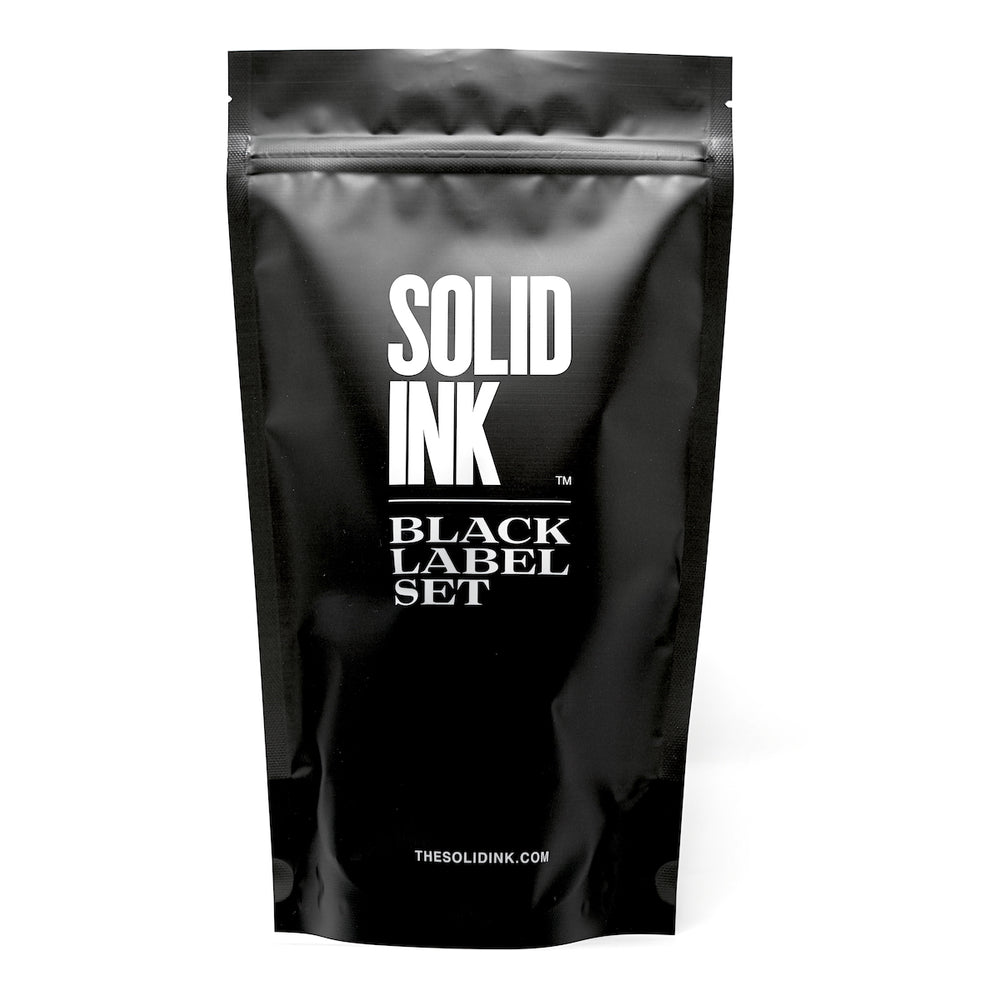 Solid Ink - Black Label 4 Bottles Grey Wash Set