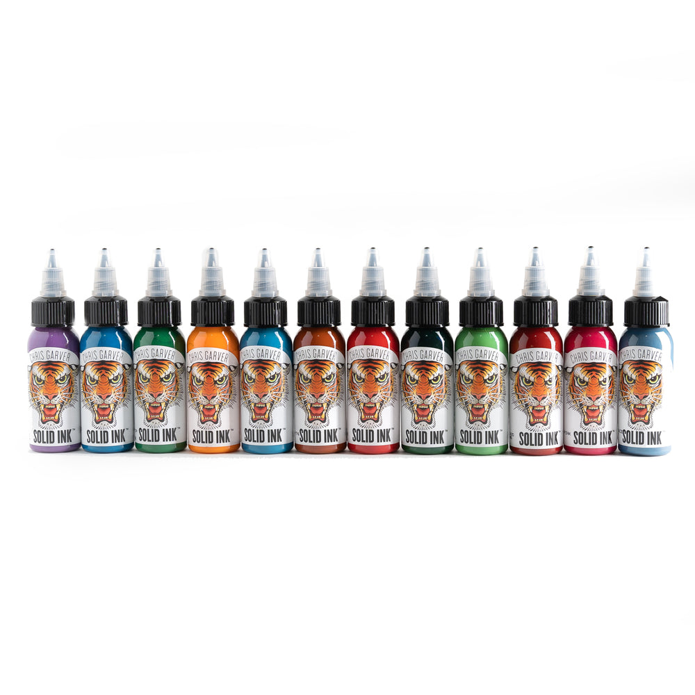 Solid Ink - Chris Garver 12 Color Set - 1 oz