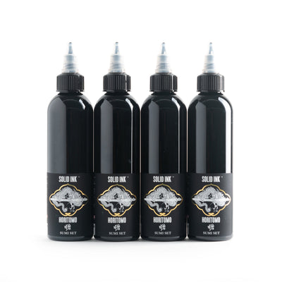 Solid Ink - Horitomo 4 Bottle Sumi Set 4 oz
