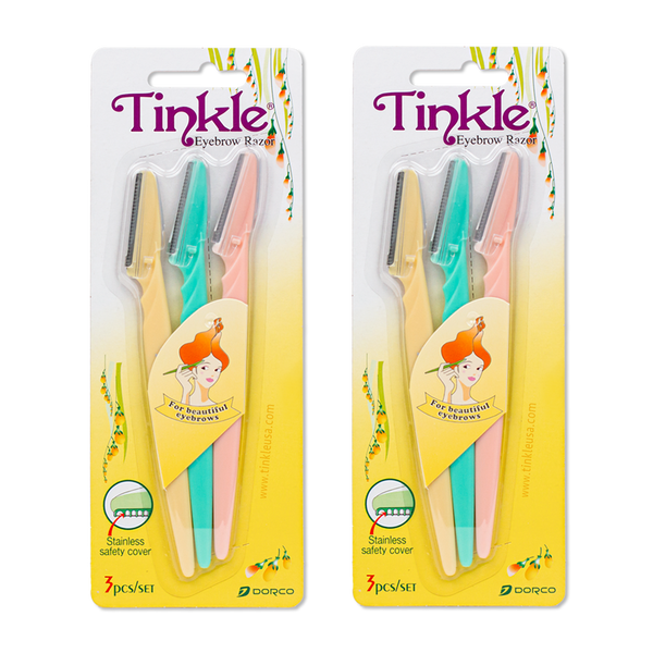 Dorco Tinkle Maquinilla de Afeitar Cejas 6 Piezas