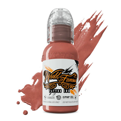 World Famous Tattoo Ink - Pink Ribbon Warm Peach