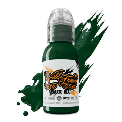 World Famous Tattoo Ink - Vegas Green