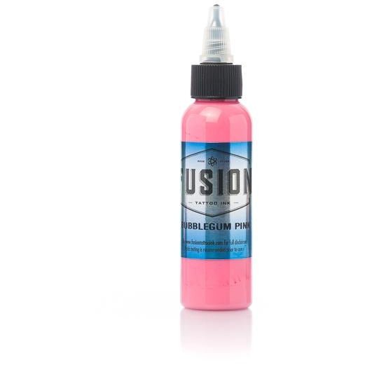 Fusion Ink - Color Bubblegum Pink 1 oz - Miamitattoosupplies.comTATTOO INK