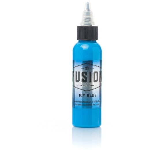 Fusion Ink - Color Icy Blue 1 oz - Miamitattoosupplies.comTATTOO INK