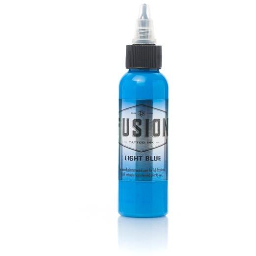 Fusion Ink - Color Light Blue 1 oz - Miamitattoosupplies.comTATTOO INK