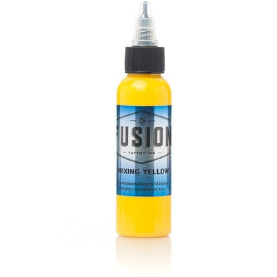 Fusion Ink - Color Mixing Yellow 1 oz - Miamitattoosupplies.comTATTOO INK