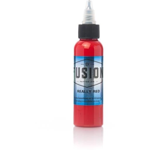 Fusion Ink - Color Really Red 1 oz - Miamitattoosupplies.comTATTOO INK