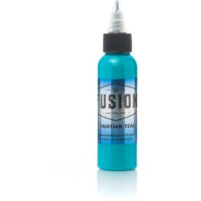 Fusion Ink - Color Tahitian Teal 1 oz - Miamitattoosupplies.comTATTOO INK